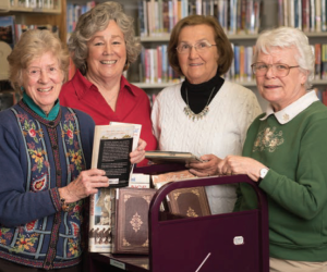 Honey Brook Library Volunteers: Mollie Van Zanten, Fran Atkins, Mary Jo Tracy, Elaine Fling