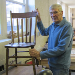 Resident & Wood Shop Volunteer George Fleet