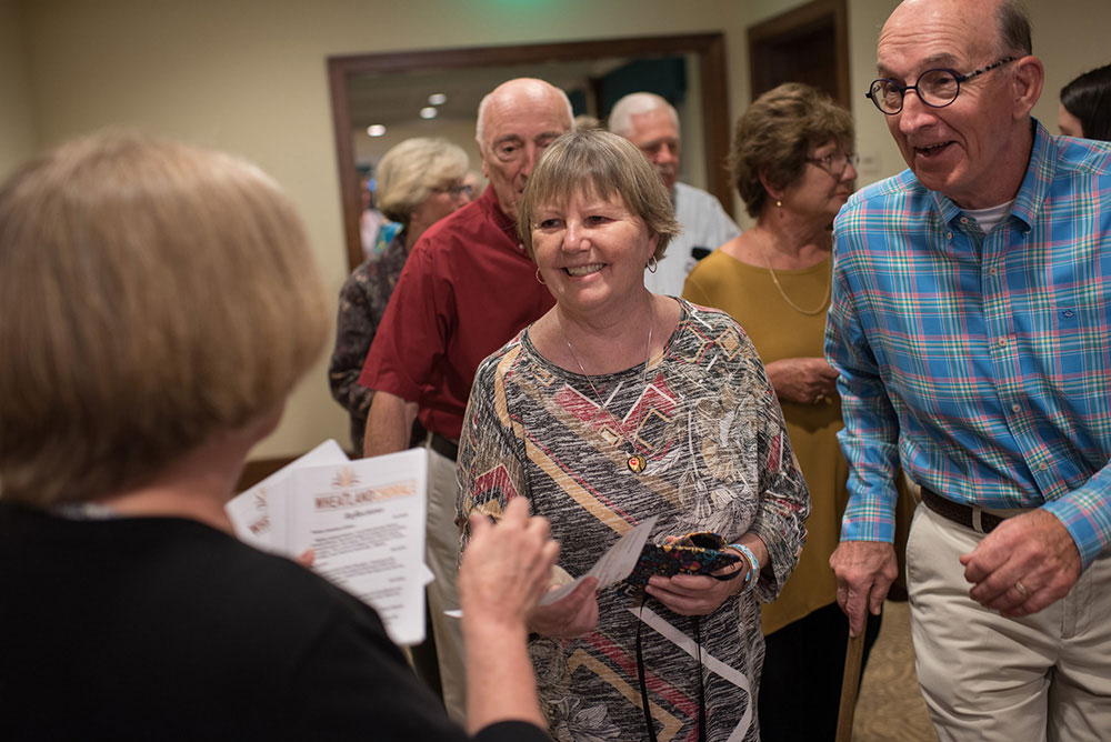 residents gathering for event