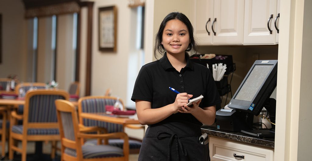 wait staffer at Daily Brew